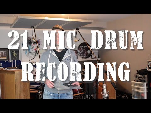 21 Mic Drum Recording