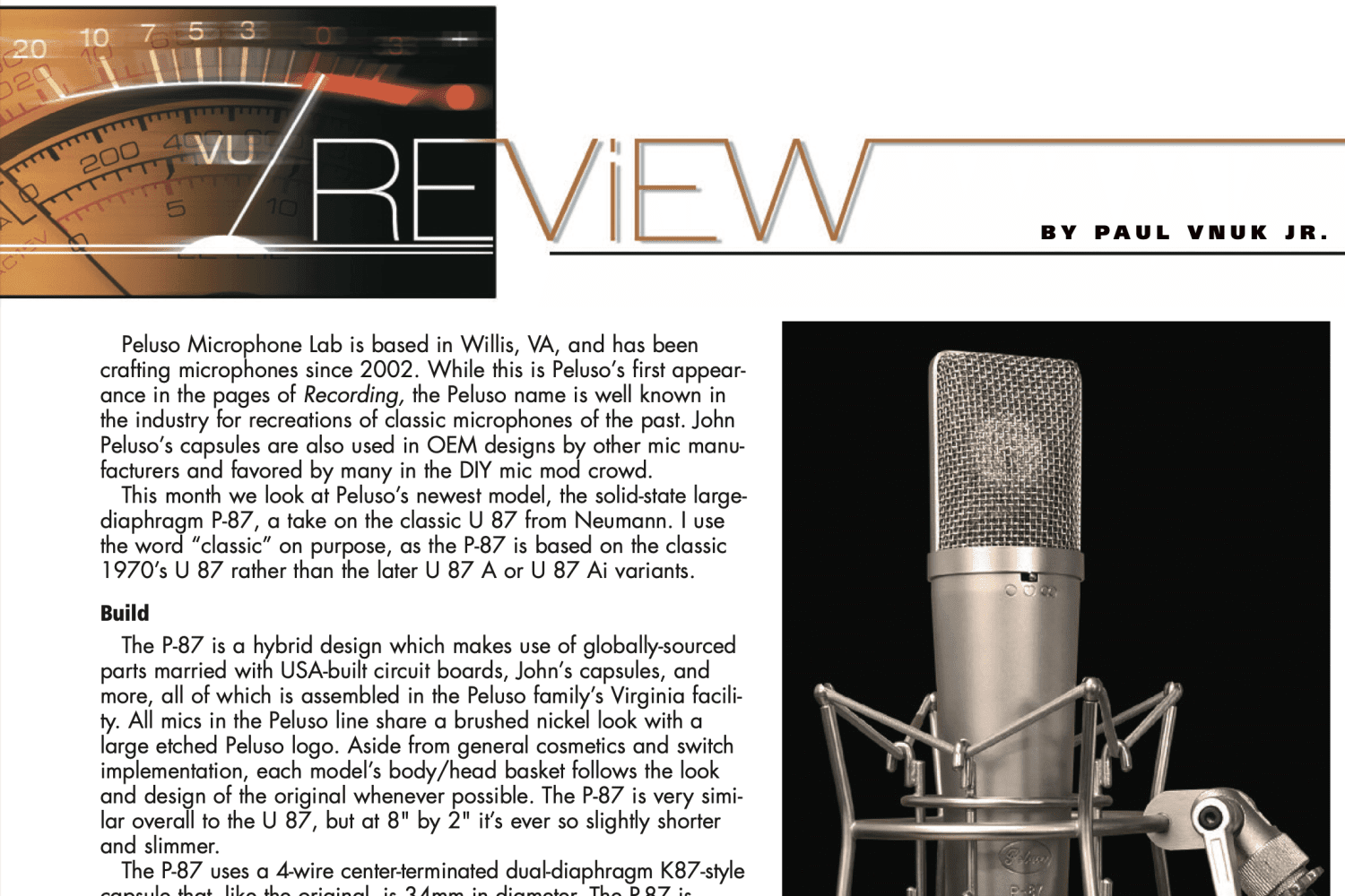 P-87 Recording Review image