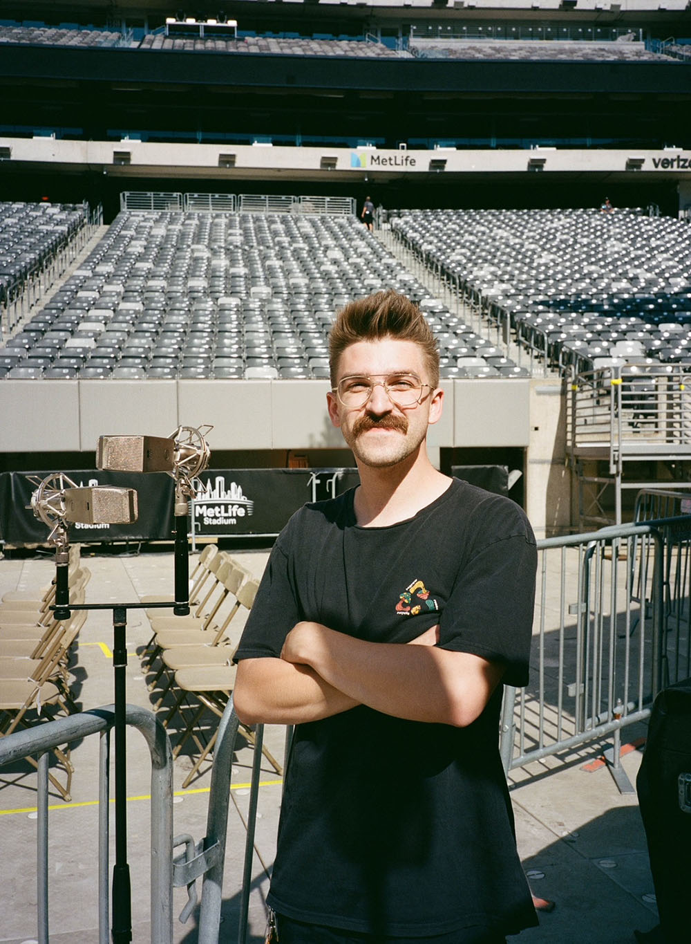 Tanner Kinney with P-414s at MetLife Stadium